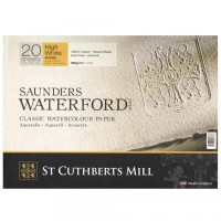 "St. Cuthberts Mill"   Альбом для акварели Rough   300 г/м2  23 х  31 см  склейка с одной стороны   20 л. T46630051011C крупнозернистая