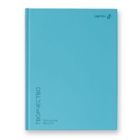 "Светоч"   104А45   Артбук (Скетчбук), матовая ламинация, блок белый, 7Бц,   A5   100  г/м2  сшивка   104 л.  4 шт. Творчество, голубой 01072