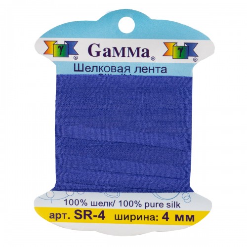 "Gamma"   шелковая   SR-4   ФАСОВКА   0.2 -  4 мм  9.1 м ± 0.5 м №141 синий