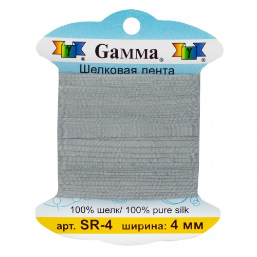 "Gamma"   шелковая   SR-4   ФАСОВКА   0.2 -  4 мм  9.1 м ± 0.5 м №234 св. серый
