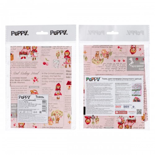 Ткань для пэчворка PEPPY  LITTLE HEROINES   ФАСОВКА   50 x 55 см  120±3 г/кв.м  100\% хлопок 40538-20