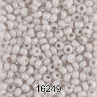 Бисер Чехия круглый 4   10/0   2.3 мм  500 г 16249 (Ф301) св.серый