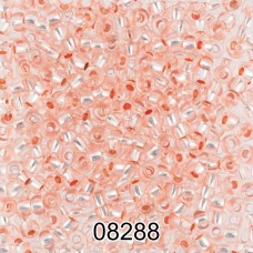 Бисер Чехия круглый 6   10/0   2.3 мм  500 г 08288  (Ф388) св.оранжевый