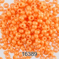 Бисер Чехия круглый 4   10/0   2.3 мм  500 г 16389 (Ф407) оранжевый