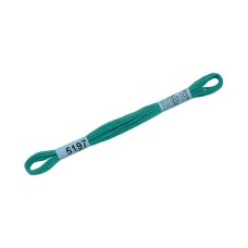 Нитки для вышивания "Gamma"    мулине  ( 3173-6115 )  100\% хлопок   24 x  8 м №5197 бирюзовый