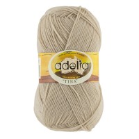 Пряжа ADELIA "TINA"   100\% акрил   5 шт. х  100 г  308 м ± 10 м №135 песочный
