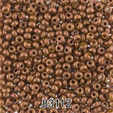 Бисер Чехия круглый 7   10/0   2.3 мм  500 г 83112 (Ф467) хаки