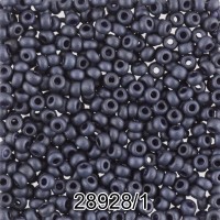 Бисер Чехия круглый 6   10/0   2.3 мм  500 г 28928/1 (Ф446) т.сливовый мат.