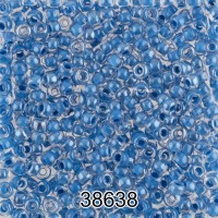 Бисер Чехия круглый 5   10/0   2.3 мм  500 г 38638 (Ф427) васильковый
