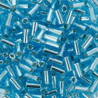 Бисер Япония "TOHO" BUGLE №3   3 мм  500 г №0023 св.голубой