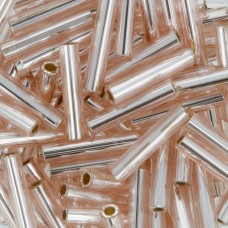 Бисер Япония "TOHO" BUGLE №3   9 мм  5 х  5 г №0031 бл.розовый