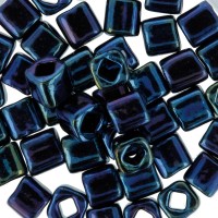 Бисер Япония "TOHO" CUBE №2   4 мм  500 г №0088 сине-сиреневый