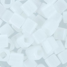 Бисер Япония "TOHO" CUBE №1   4 мм  5 х  5 г №0041 белый
