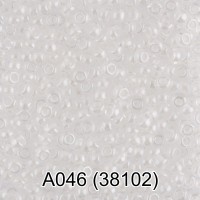 Бисер Чехия "GAMMA" круглый 1   10/0   2.3 мм  10 х  5 г  1-й сорт A046 белый ( 38102 )