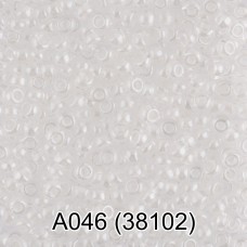 Бисер Чехия "GAMMA" круглый 1   10/0   2.3 мм  10 х  5 г  1-й сорт A046 белый ( 38102 )