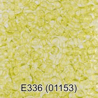 Бисер Чехия "GAMMA" круглый 5   10/0   2.3 мм  50 г  1-й сорт E336 салатовый ( 01153 )