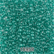 Бисер Чехия круглый 6   10/0   2.3 мм  500 г 18958 (Ф486) бирюзовый