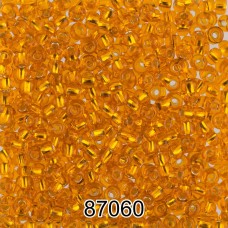 Бисер Чехия круглый 6   10/0   2.3 мм  500 г 87060 (Ф149) рыжий