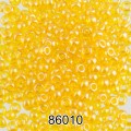 Бисер Чехия круглый 4 10/0 2.3 мм 500 г 86010 (Ф148) желтый