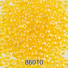 Бисер Чехия круглый 4   10/0   2.3 мм  500 г 86010 (Ф148) желтый