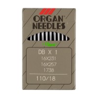 Иглы для пром. шв. машин "ORGAN"   DB*1738 / DB*1   10 шт. №110