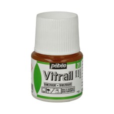 "PEBEO"   Краска для стекла и металла Vitrail лаковая прозрачная   45 мл 050-020 белый