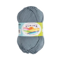 Пряжа ALPINA "ANABEL"   100\% мерсеризованный хлопок   10 шт. х  50 г  120 м ± 6 м №091 серо-т.синий