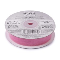 Лента "BLITZ"   RTS-20   регилин   20 мм  15 м ± 0.5 №01 розовый