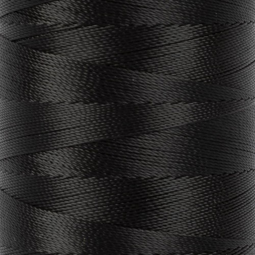 Швейные нитки (полиэстер) 210D/3   "Gamma"  / "Micron"   912 м  1000 я _ЧЕРНЫЙ