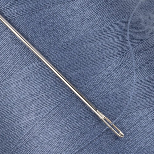 Швейные нитки (полиэстер) 40/2   "Nitka"  ( 301-400 )  4570 м №330 серо-сиреневый