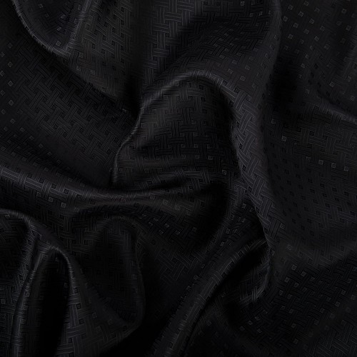 Ткань подкладочная "Gamma"   Taffeta с рисунком   JTR   52\% полиэстер, 48\% вискоза   145 см ± 2 см №135 черный (абстрактный)