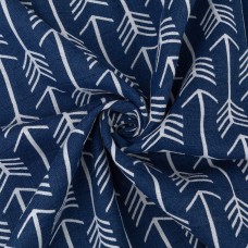 Ткань "PEPPY"   Ткань муслиновая   ФАСОВКА   EMBRACE   100\% хлопок   100 х  125 см  Shannon Fabrics premier archer cobalt