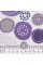 Ткань "PEPPY"   Ткань муслиновая   ФАСОВКА   EMBRACE   100\% хлопок   100 х  125 см  Shannon Fabrics whimsy circle amethyst
