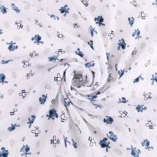 Ткань "PEPPY"   Ткань муслиновая   ФАСОВКА   EMBRACE   100\% хлопок   100 х  125 см  Shannon Fabrics sky captain sky