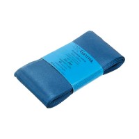 Лента атласная 50 мм ( 2 ")  "Gamma"   AL-50P   ФАСОВКА   5 x  5.4 м №145 сине-серый