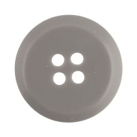 Пуговица костюмная с проколами "Gamma"   CRZ 0007   24 " ( 15 мм)  24 шт № D225 серый