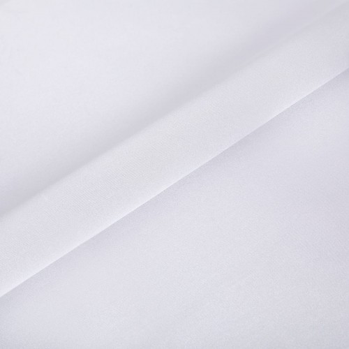 Ткань PSS-001   Poly satin   ФАСОВКА   100 г/кв.м ± 5 г/кв.м  100 х  145 см  95\% полиэстер, 5\% спандекс _БЕЛЫЙ
