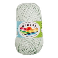 Пряжа ALPINA "GARRY"   100\% мерсеризованный хлопок   10 шт. х  50 г  50 м ± 2 м №08 топаз (св.голубой)