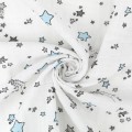 Ткань PEPPY Ткань муслиновая ФАСОВКА EMBRACE 100\% хлопок 100 х 125 см Shannon Fabrics emshooting star baby blue