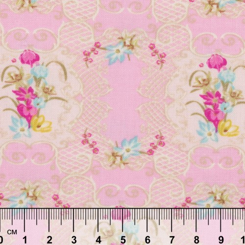 Ткань для пэчворка PEPPY   ВЕСЕННИЙ ЭТЮД   ФАСОВКА   50 x 55 см  146 г/кв.м ± 5   100\% хлопок ВЭ-09 розовый