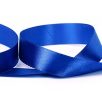 Лента атласная 25 мм ( 1 ")  "Gamma"   AL-25P   ФАСОВКА   5 x  5.4 м №040 синий