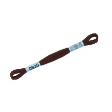 Нитки для вышивания "Gamma"    мулине  ( 0820-3070 )  100\% хлопок   24 x  8 м №0930 т.коричнев.