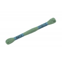 Нитки для вышивания "Gamma"    мулине  ( 0207-0819 )  100\% хлопок   24 x  8 м №0411 св-зеленый