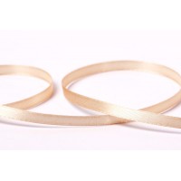 Лента атласная 6 мм ( 1/4 ")  "Gamma"   33 м ± 2 м №006 св.персиковый