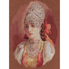 Набор для вышивания "PANNA" "Золотая серия"   VH-0903   "Боярышня" 32  х 41  см