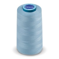 Швейные нитки (полиэстер) 50/2   "Gamma"  ( 301-400 )  4570 м №327 серо-голубой
