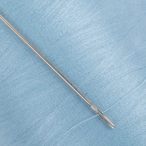 Швейные нитки (полиэстер) 50/2   "Gamma"  ( 301-400 )  4570 м №327 серо-голубой