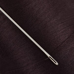 Швейные нитки (полиэстер) 50/2   "Gamma"  ( 101-200 )  4570 м №175 черно-бордовый