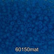 Бисер Чехия круглый 3   10/0   2.3 мм  500 г 60150 mat (Ф638) св.синий мат.