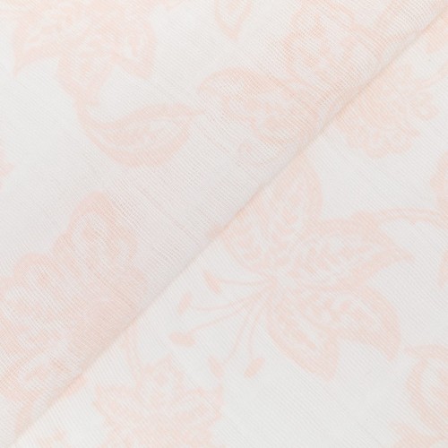 Ткань "PEPPY"   Ткань муслиновая   ФАСОВКА   EMBRACE   100\% хлопок   100 х  125 см  Shannon Fabrics garden toile pink